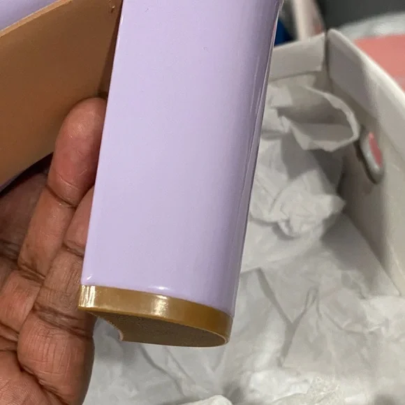 Elegant Lavender Heeled Boots - Picture 2 of 4